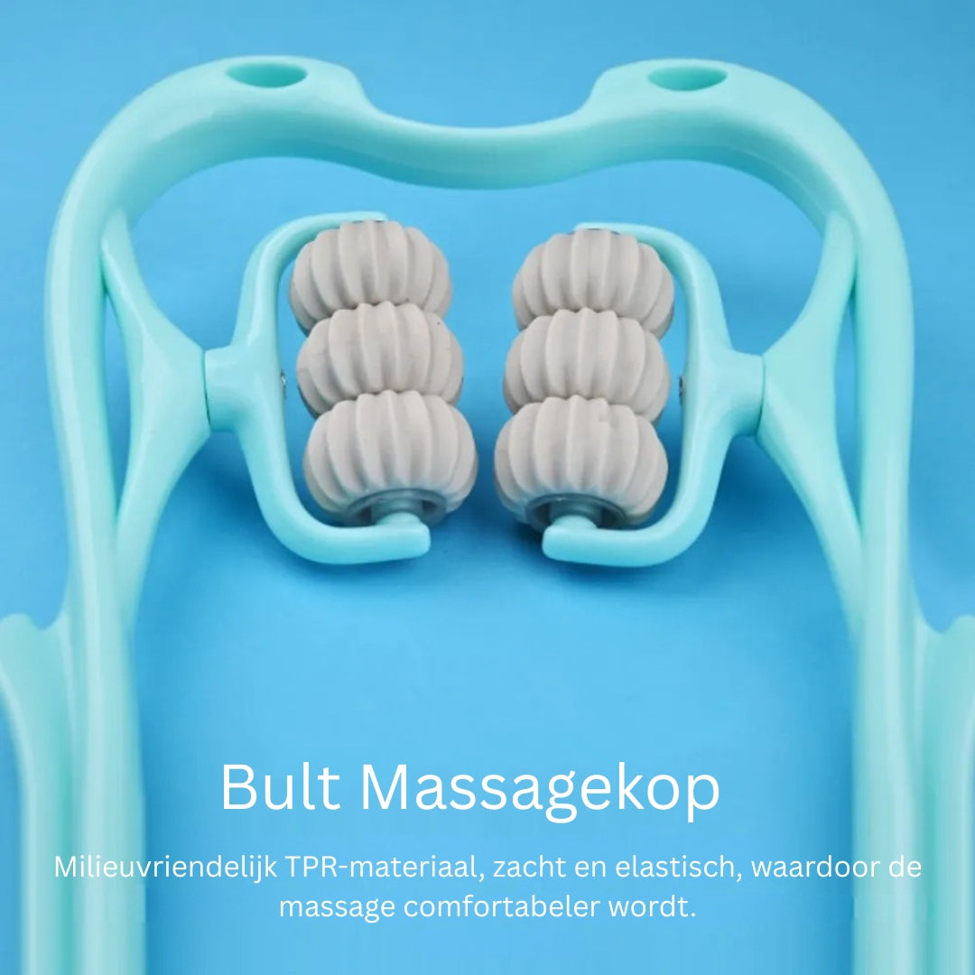 ReliefRoll™ | Massager cervical manuel avec six rouleaux