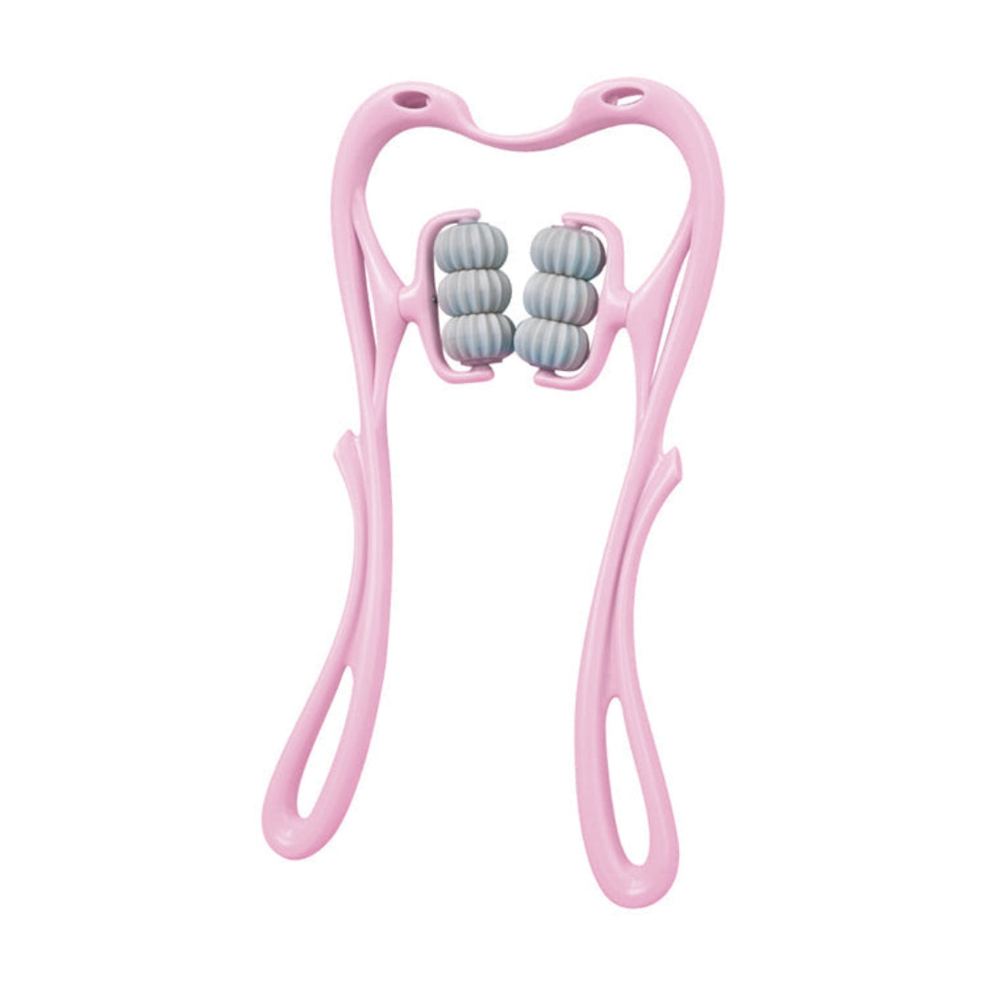 ReliefRoll™ | Massager cervical manuel avec six rouleaux