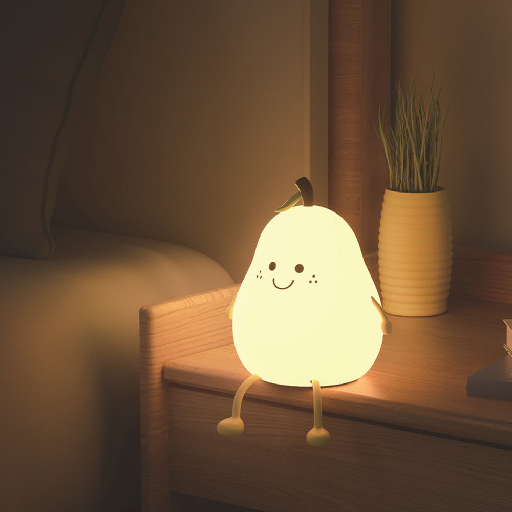 Peer™ | Lampe de nuit en forme de poire avec changement de couleur