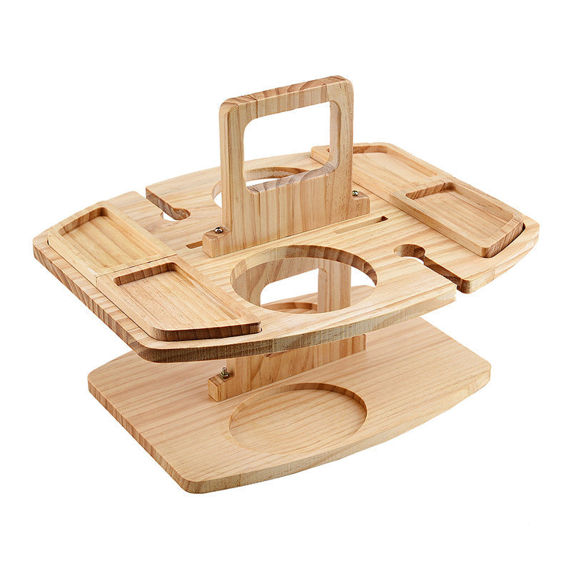 PicnicPour™ | Table de pique-nique avec espace pour les snacks et les verres