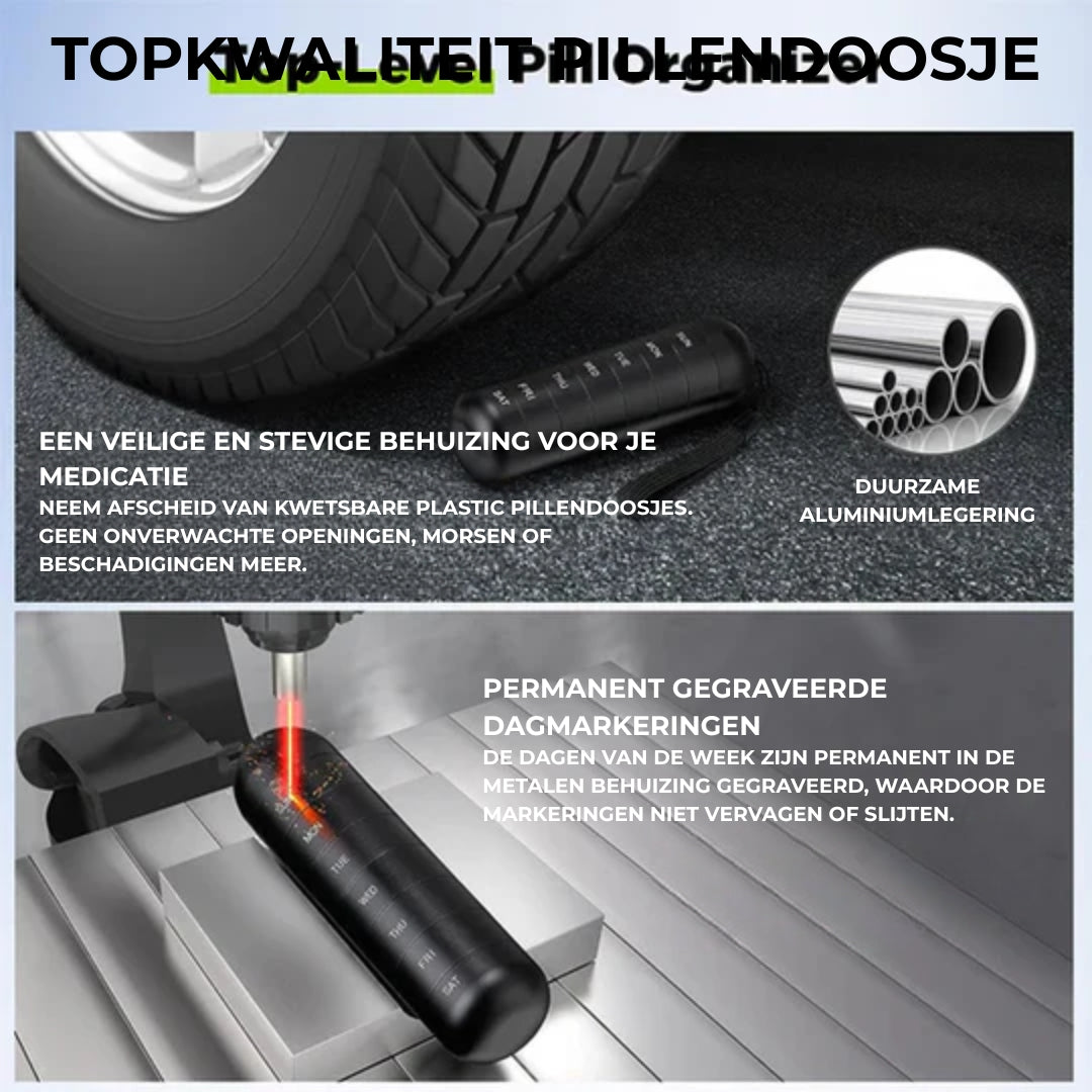PillStack™ | Boîte à pilules empilable pour les déplacements