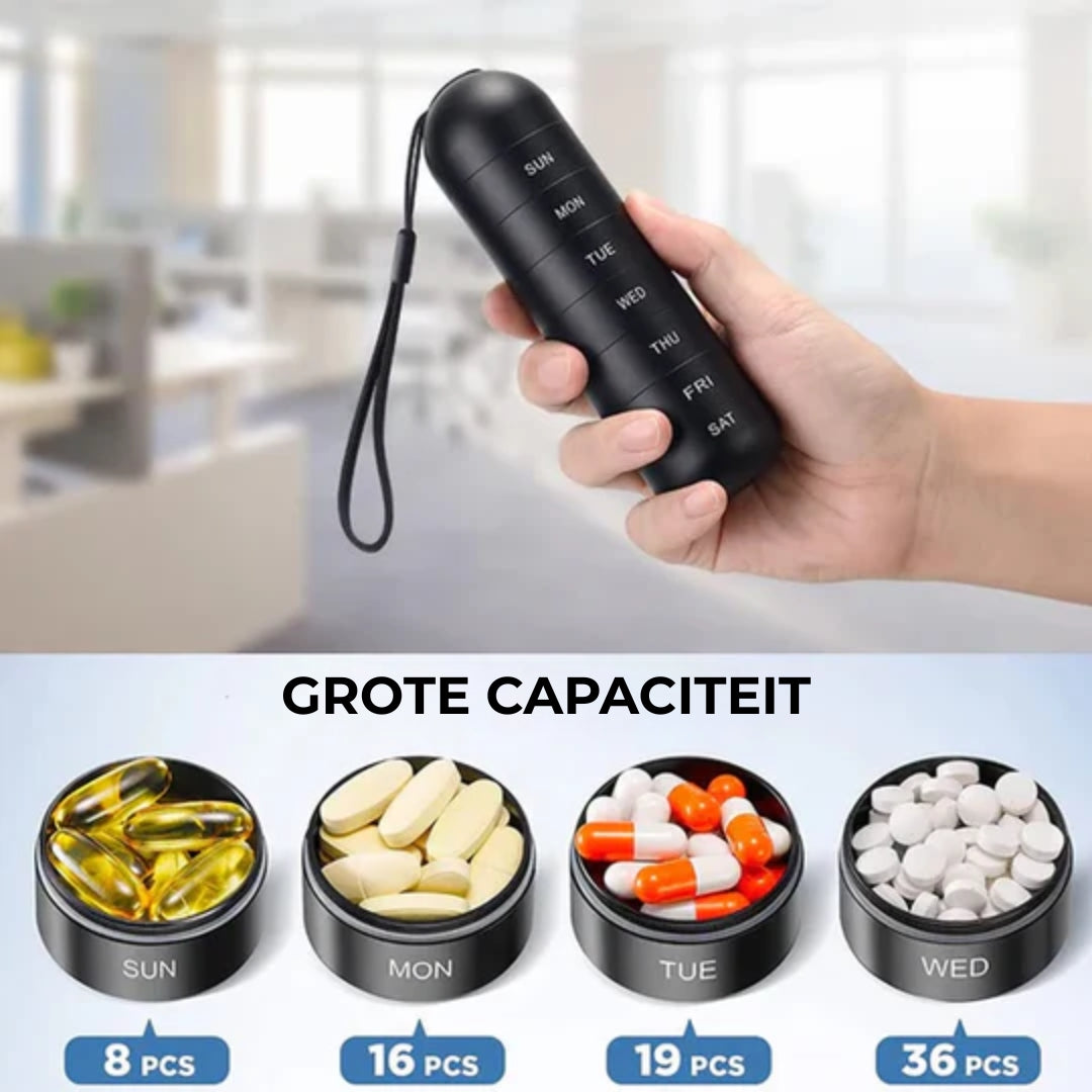 PillStack™ | Boîte à pilules empilable pour les déplacements