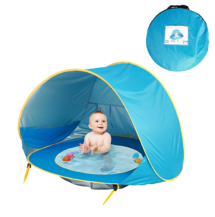 BabyShade™ | Tente de plage pop-up avec zone d'eau