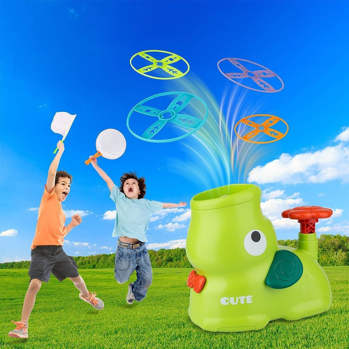 KidsTwist™ – Lanceur de disques avec pédale