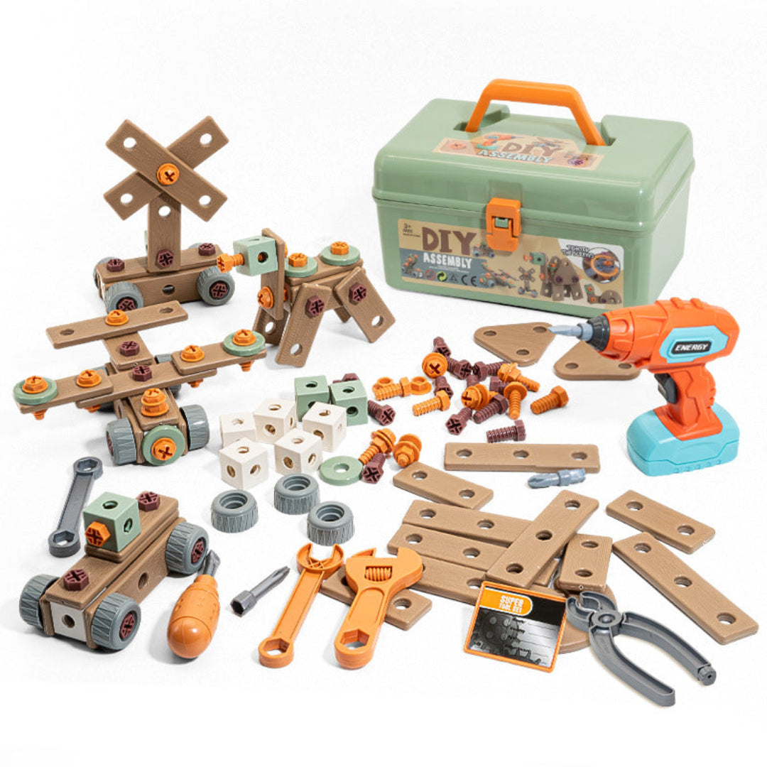 KlusKidz™ | Outils de jouet avec pièces de construction